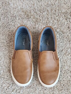 Boys Cat & Jack Brown Slip On Loafers